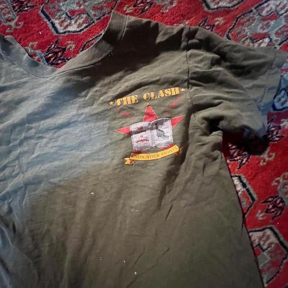 Vintage 1982 t-shirt The Clash “know your rights” - Picture 10 of 11